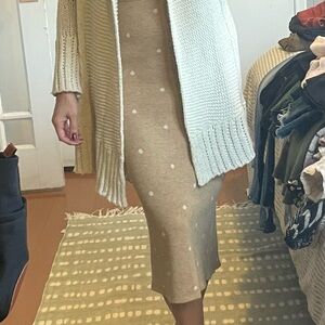 Roolee knit Polka Dot pencil skirt